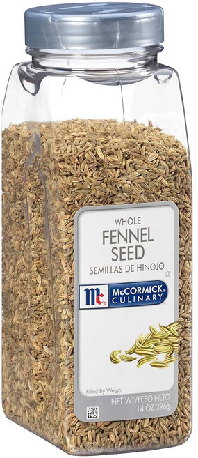 맥코믹 컬리너리 홀 옐로우 머스타드 씨앗 22온스 - 용기의 씨앗 1개 절임 집에서 만든 문지르기 및 딥에 완벽합니다, Whole Fennel Seed