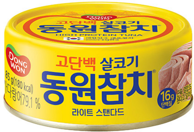 동원 라이트 스탠다드 참치, 85g, 1개