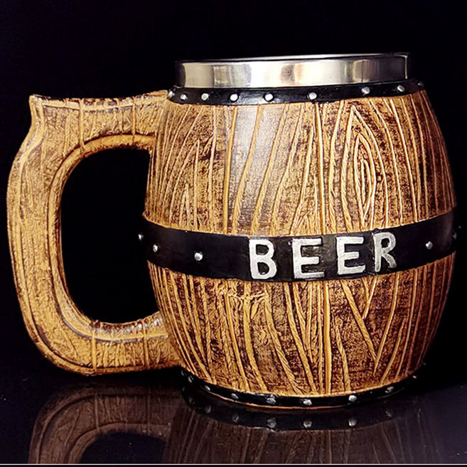 이색 인테리어 맥주잔 상남자 만화 맥주잔, 단품