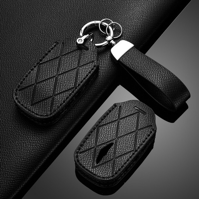 카로카 제네시스 호환 가죽 키케이스 G70 G80 G90 GV70 GV80, G-4(7버튼), 블랙