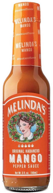 Melinda's 망고 하바네로 고추 소스 Mango Habanero Hot Pepper Sauce, 4개, 148ml