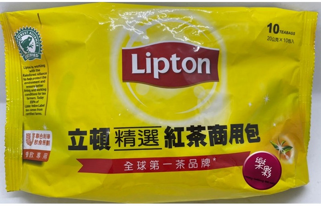 Lipton 立頓 精選紅茶 商用包, 1個