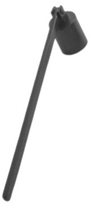 키밍 캔들 악세서리 양초 소등기 촛불 끄기 덮개 스너퍼 장식물, 1개, 블랙