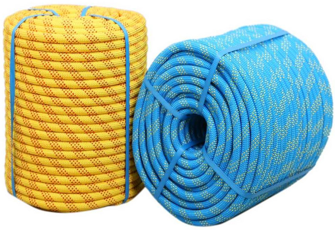 등산용로프 자일 산업용 작업 외벽 등반 암벽 안전 고공 로프 직경 14mm/50m, 로프 직경 12 mm / 80 m