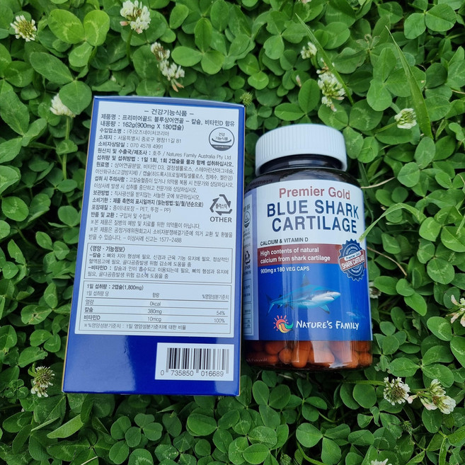 네이쳐스패밀리 네이처스패밀리 프리미어골드 블루상어연골 상어연골칼슘), 3개, 180정