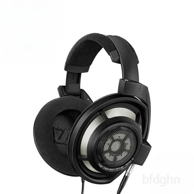 고급형 유선 헤드셋 음질 좋은 모니터링 헤드폰 풍부한 사운드 감성 레트로 디자인 심플한 착용감 편안한 음악용품, 단일 모델, BLACK