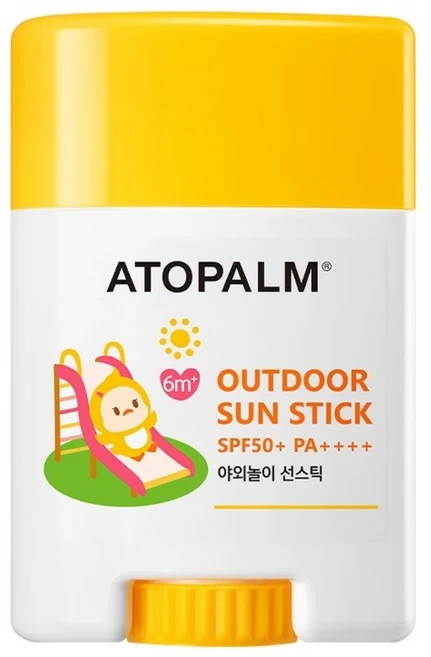 아토팜 야외놀이 선스틱 SPF50+ PA++++, 21g, 1개 - 쿠팡