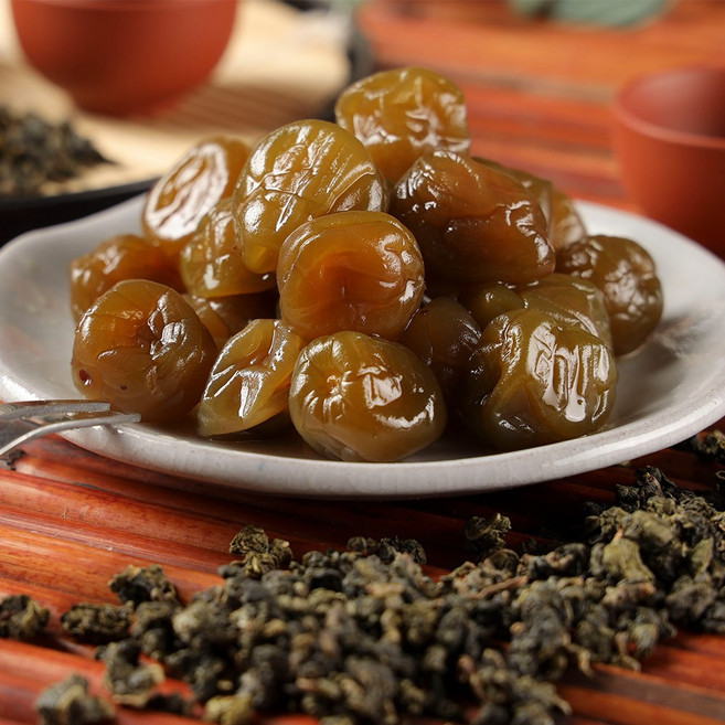 赤柑食品 綠茶梅, 1個, 360克