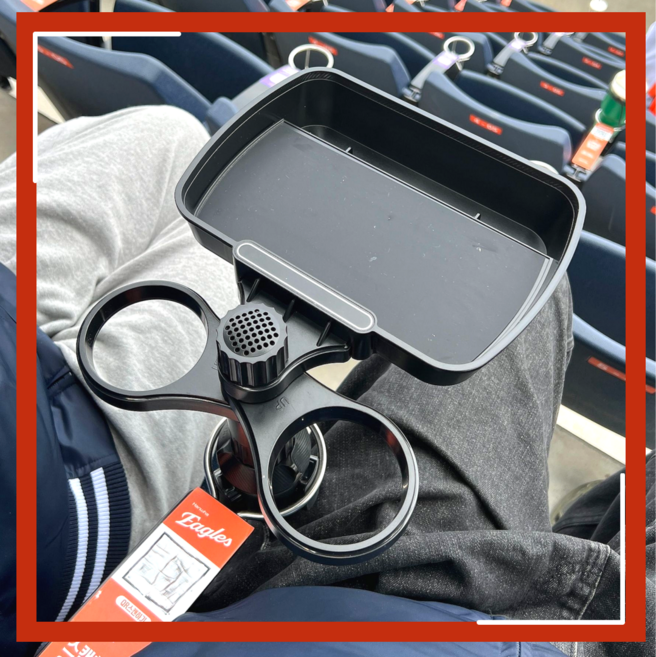 츄리 휴대용 야구장 간이 테이블 컵홀더