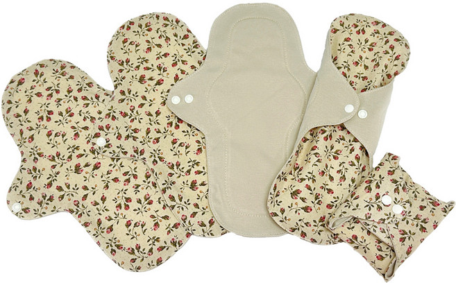 수미인 자연 면 생리대 소형 속옷 자국없는 숨쉬는 방수 답답하지 않는 생리대 오가닉 흡수체, 1개, 5매