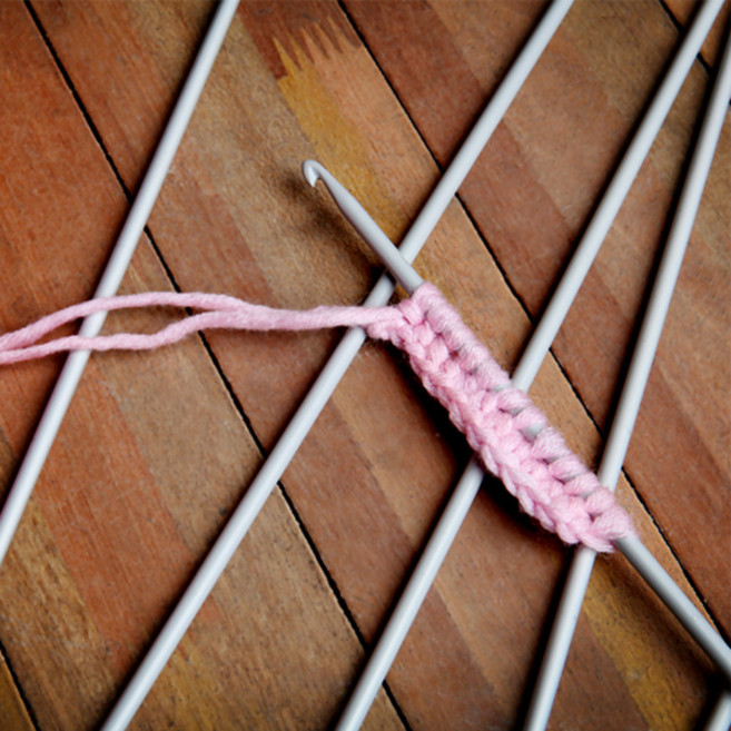 니트러브 알루미늄 아후강바늘 5.0mm, 단품, 1개