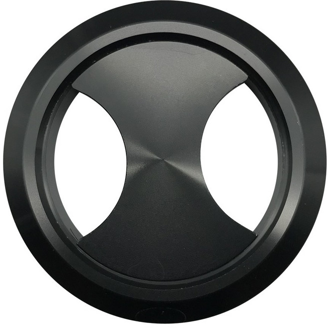 인라이프 가구 인테리어 알루미늄 전선캡 55파이 블랙, 1개