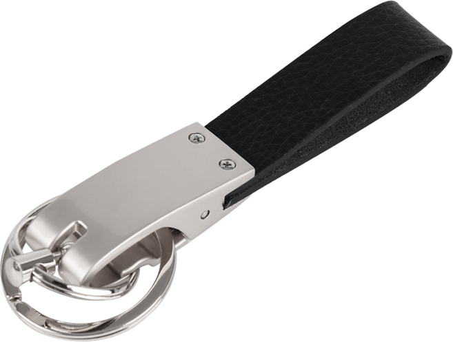 갈고리형 메탈후크 가죽 자동차 키홀더 키 케이스 키링 스트랩 RT31, RT31_실버