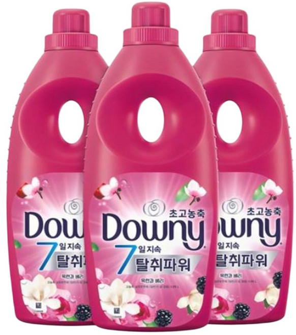 초 다우니 섬유유연제 1.05L 3개