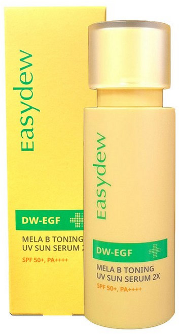 대웅제약 이지듀 EGF기미 멜라 비 토닝 UV 선세럼 선크림 1개+ 크림파우치 1개, 1개, 40ml