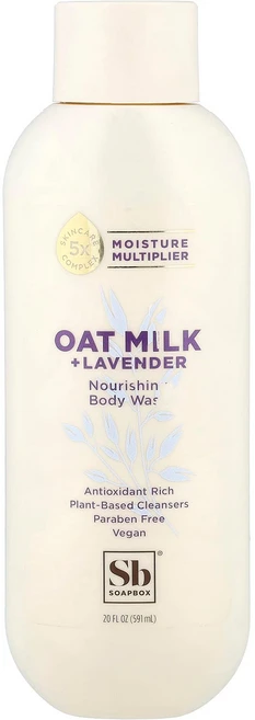 소프박스 너리싱 바디워시 오트밀크 + 라벤더 591ml (20 fl oz) SPX-06902 - 쿠팡