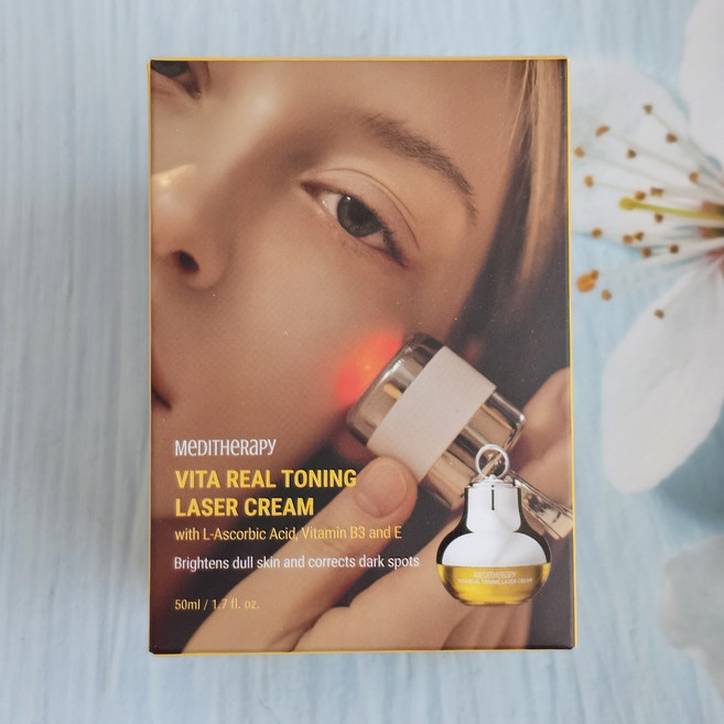 [본사정품 ] 비타 리얼 토닝 레이저 크림 (진동&레드LED 기기 + 비타민&수분젤 크림), 50ml, 1개