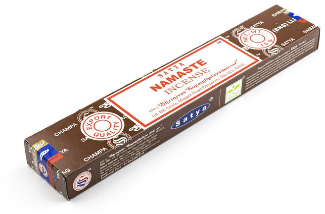 사티아 인센스 스틱 15g x 2개 세트, 29.나마스테 X 2p