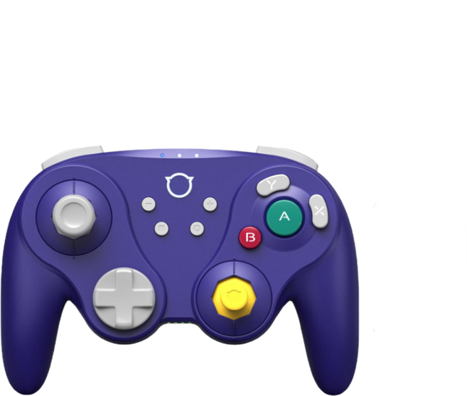 NYXI Warrior Bluetooth 게임 컨트롤러 Nintendo Switch Gamecube PC용 보라색 무선 패드, 01 보라색, 1개