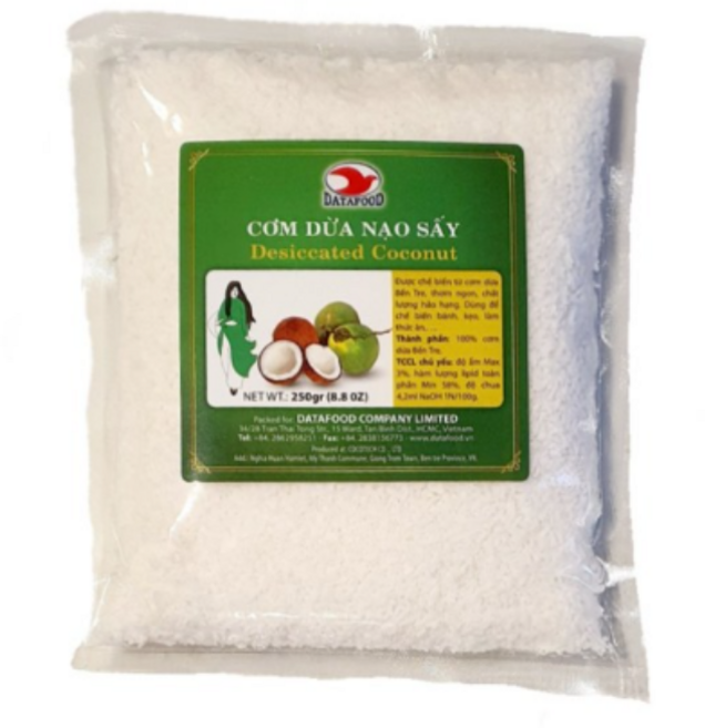 베트남 건조 코코넛 가루 COM DUA NAO SAY, 1개