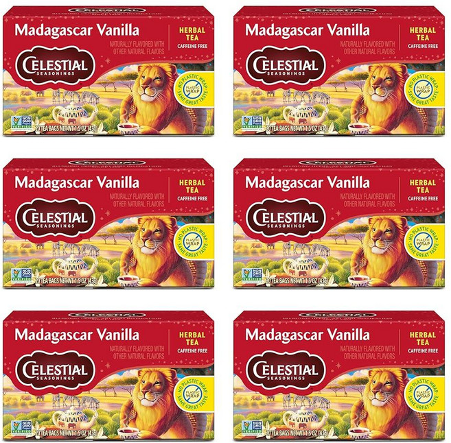 셀레셜 허브 티 루이보스 마다가스카르 바닐라 20개입 6세트, 20