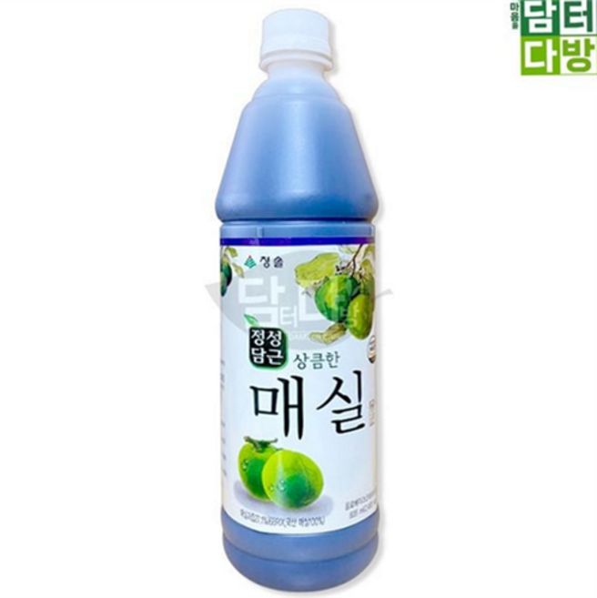 매실 원액 숙성액 전통 국산 매실청 수제 발효청 엑기스 홈카페 과일청 베이스 에이드 과실 과즙 재료 청솔