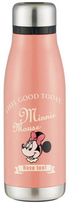스케이터 미니마우스 스타일리시 스텐 보온보냉 보틀, 혼합 색상, 400ml, 1개