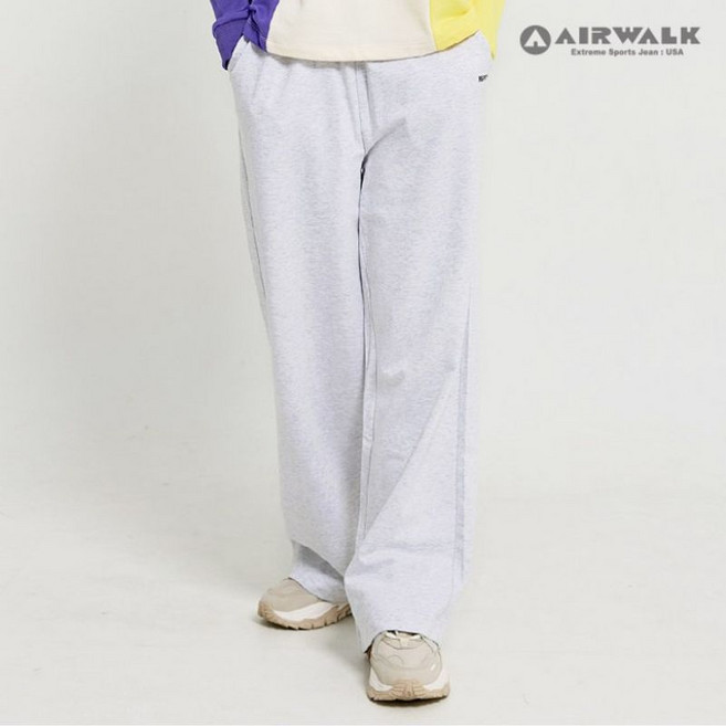 에어워크 주니어 여아 주니어 베이직 와이드 트레이닝 팬츠