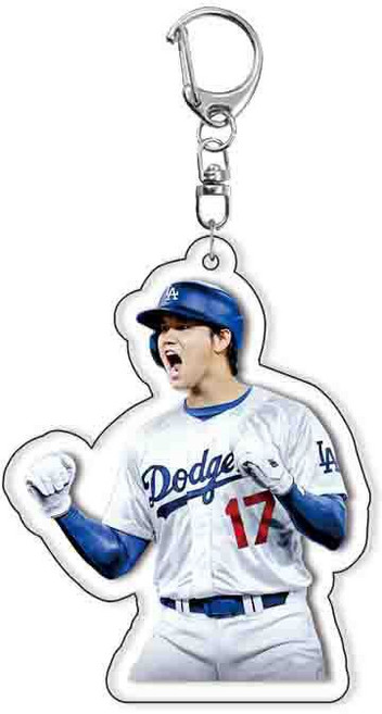 1+1 야구선수 오타니 키링 브로치 피규어 모음 열쇠고리 키홀더 코스프레 액세서리, D. 10611_55mm, 1개