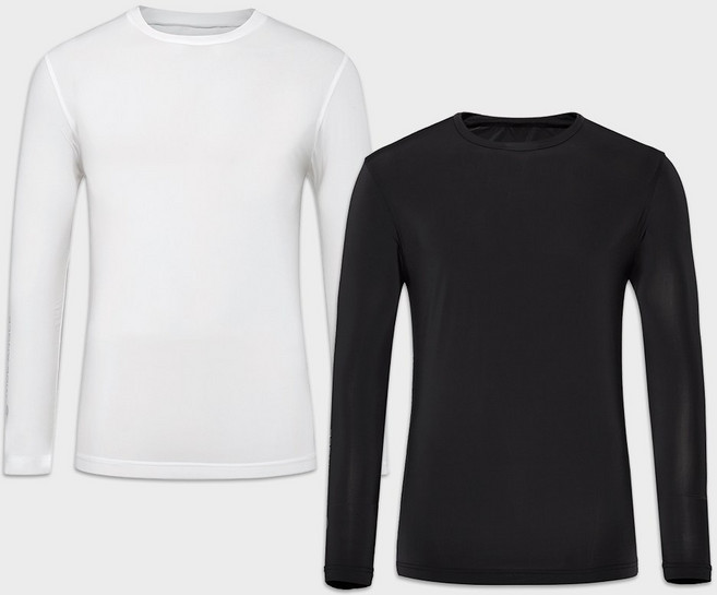 와이드앵글 남성 골프웨어 남자 골프 이너웨어티 라운드 냉감 베이스레이어 WMM25292