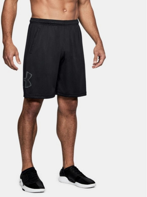 [언더아머본사] 남성 UA Tech 그래픽 쇼츠 블랙