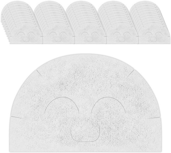 뷰티 샴푸 마스크 페이퍼 (반원형) 샴푸마스크페이퍼 반원형마스크 미용실샴푸마스크, 고급(1박스1000장), 1개