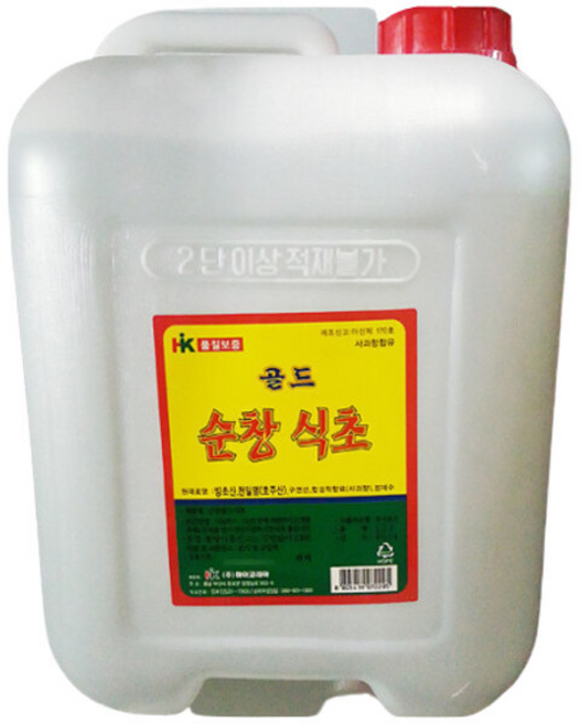 순창 골드 식초, 1개, 12L