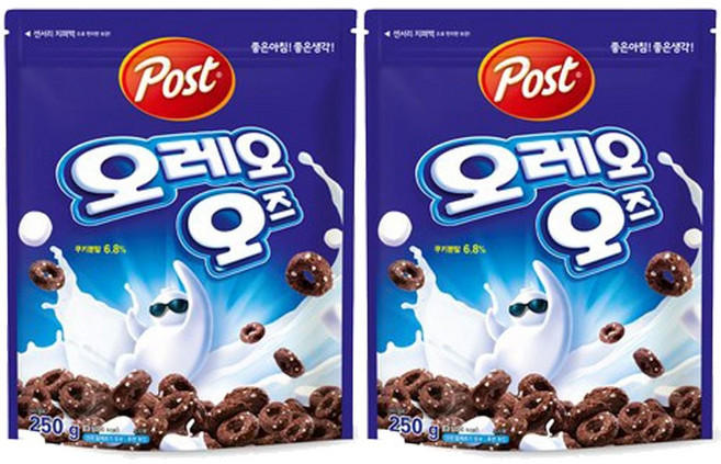 포스트 오레오 오즈 시리얼 250gx2개