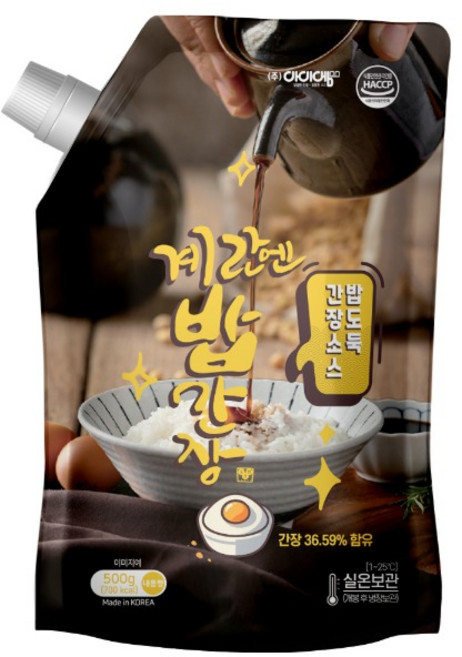 아이엠소스 계란간장소스 밥간장 만능간장 쯔유, 500g, 1개