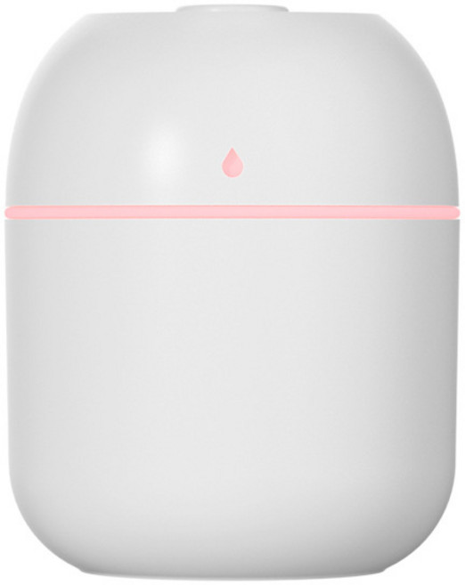 usb 가습기 미니 소형 수분 공급기 차량용 가정용, 물방울 화이트 220Ml, 하나