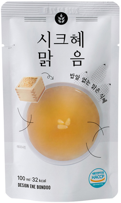 [샐러드보울] 시크혜 맑음 100개입 밥알없는 맑은 식혜 (실온), 100개, 100ml
