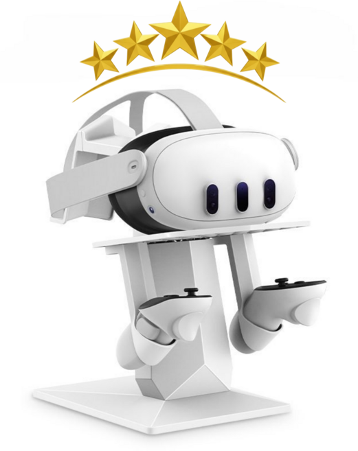 다있어유 오큘러스 메타퀘스트 2 3 3s 완벽호환 거치대 스탠드 깔끔 세련된 디자인, 1개, 1.화이트