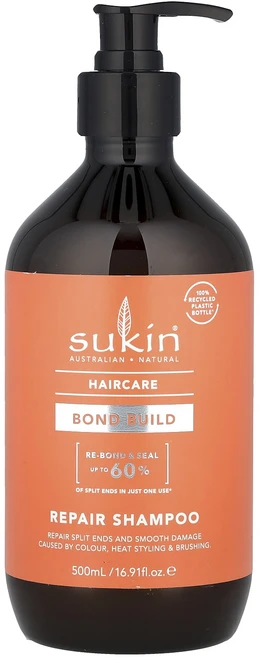 Sukin 헤어케어 본드 빌드 리페어 샴푸 500ml(16.91fl oz), Sukin헤어케어본드빌드리페어샴푸500ml1691flo, 1개, 500ml - 쿠팡
