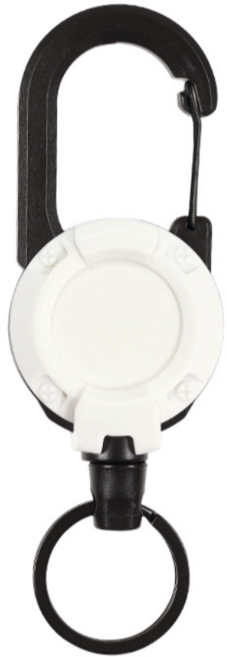 기프템 와이어 릴 키링, 1개, 화이트