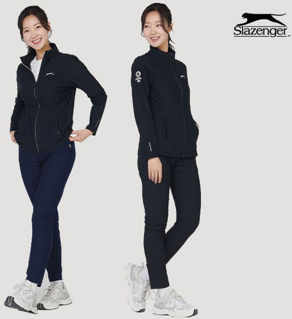 슬레진저 여성 심플 원턱 바지 S21WP7931