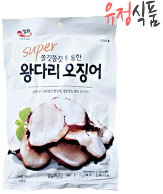 정화식품 왕다리 오징어 50g 초특가 조미오징어, 45g, 1개