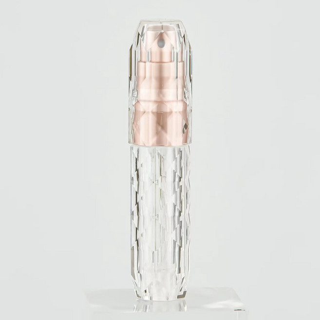 메리코지 크리스탈 미스트 향수 공병 펌핑식 충전 5ml, 1개, 파우더핑크