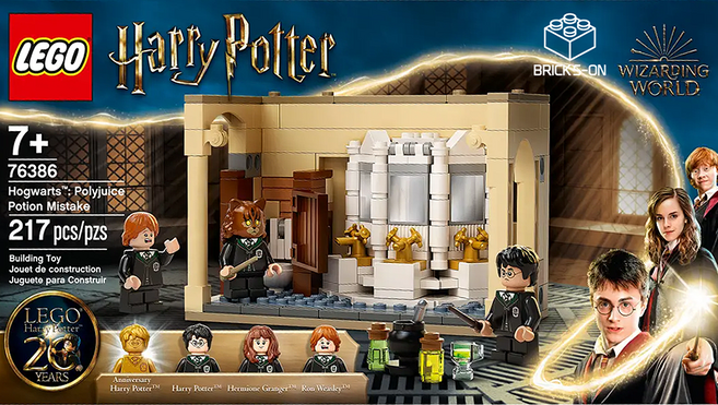 레고 해리포터 76386 호그와트TM: 폴리주스 마법약 소동, 혼합색상, 1개