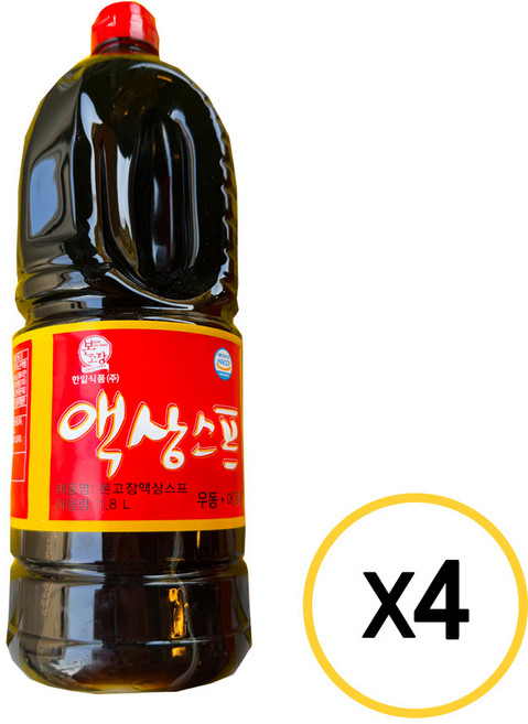 한일 본고장 액상스프, 4개, 1.8L