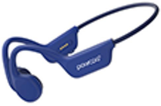 소리증폭기 음성 증폭기 난청보청기 POLVCDG 골전도 헤드셋 IPX8 32GB Bluetooth 5.3 무선 수영 헤드셋마이크 포함 방수 운동 피트니스, [04] X7-Azure Blue, 1개