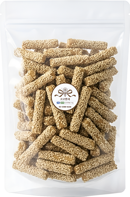 코코한과 구운 참마 참깨스틱 400g 바삭하고 고소한 당0g 건강한 부모님 간식, 1개