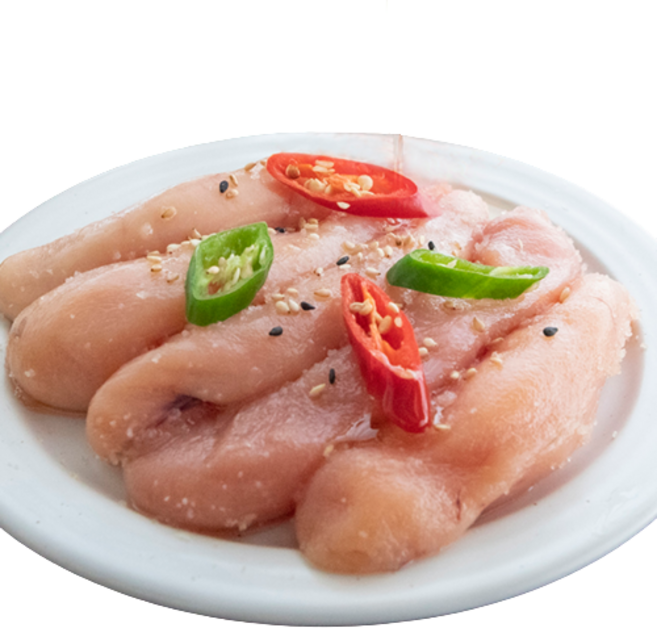 사계절반찬 무색소 저염 명란젓 실속형 파지 파치, 500g, 2개