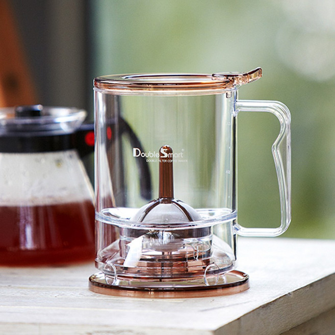 더블 스마트여과기 브라운 티팟세트 찻잎 거름망 티포트 티메이커, 단품, 단품