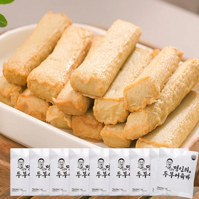 조봉창 수제 두부 어육바 어묵바 오뎅 아이큐샵, 150g, 9개